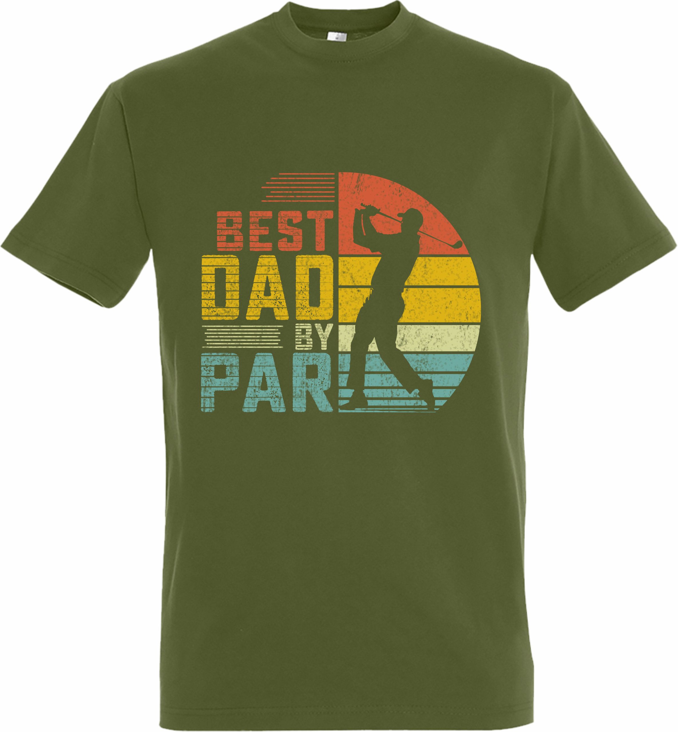 Best Dad By Par Golf T-Shirt - Image 2