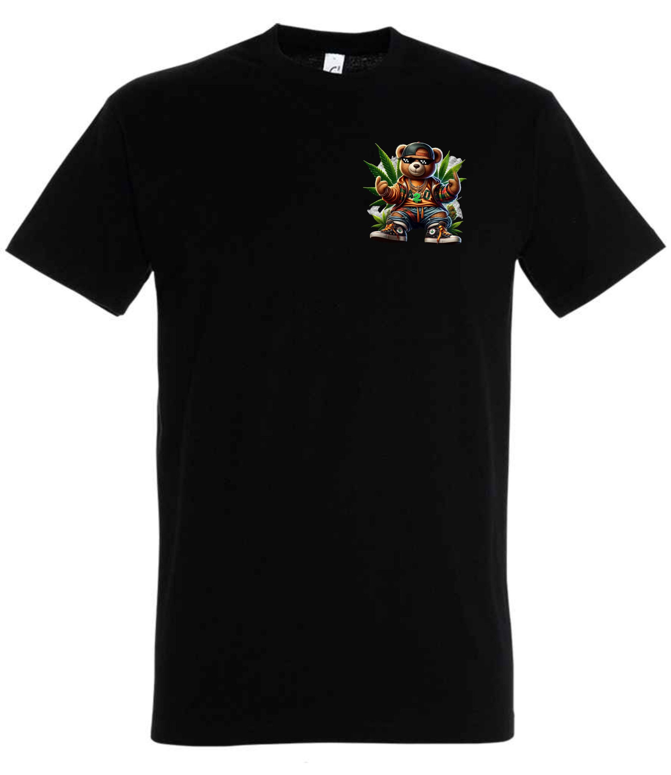 420 Cool Gangsta Bear T-Shirt - Image 2