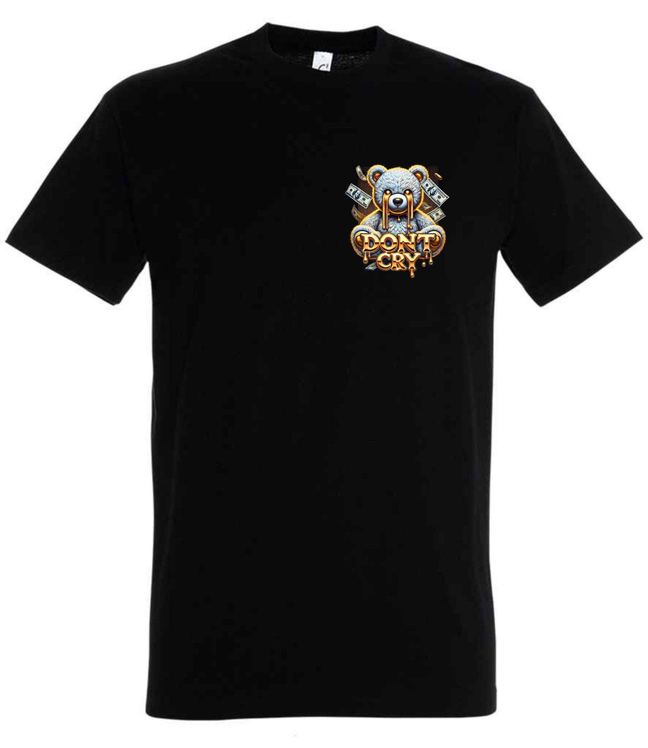 Don’t Cry Money Bear T-Shirt - Image 2