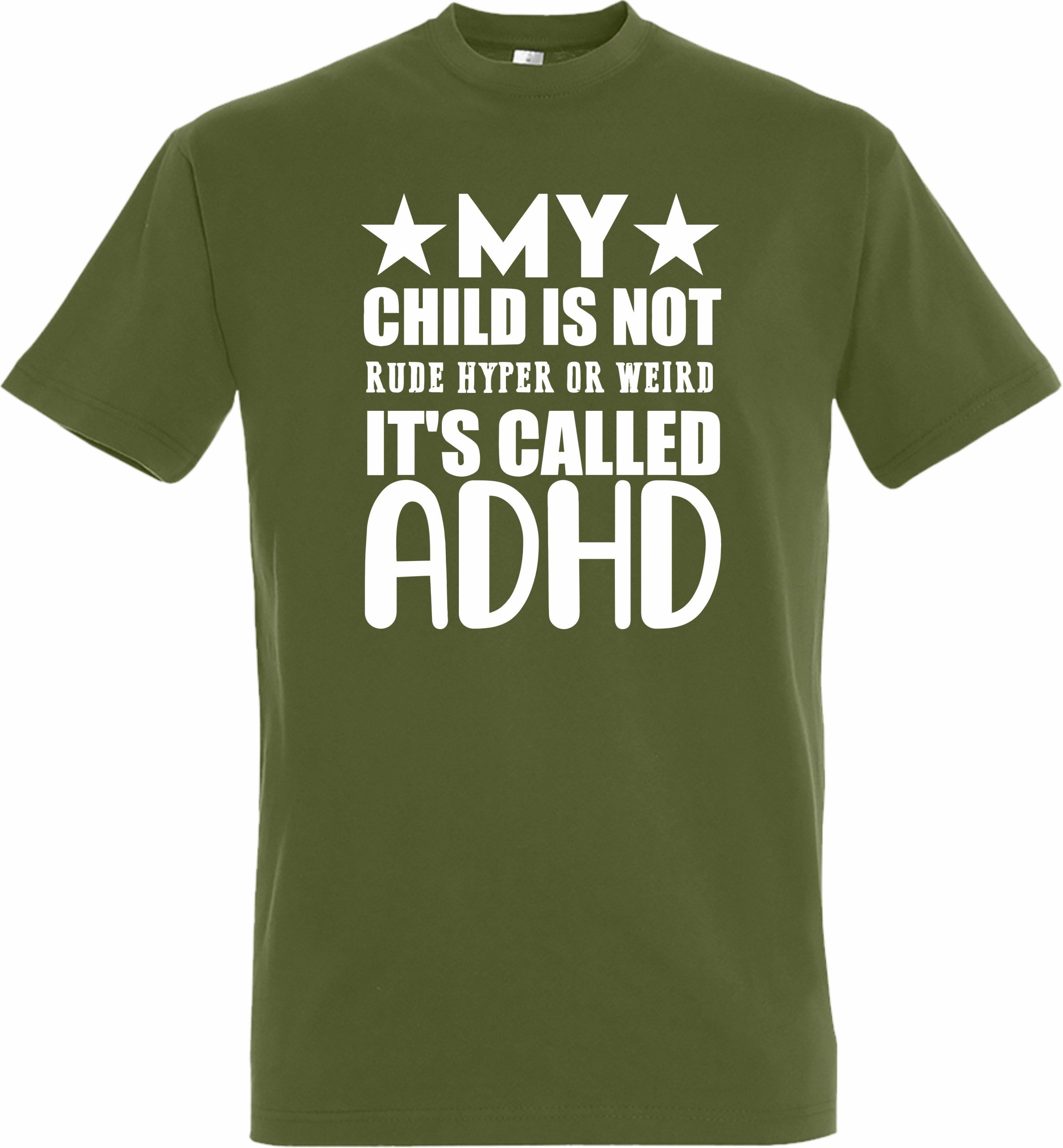 My Child Is Not Rude Hyper or Weird It’s Called ADHD T-Shirt - Image 4
