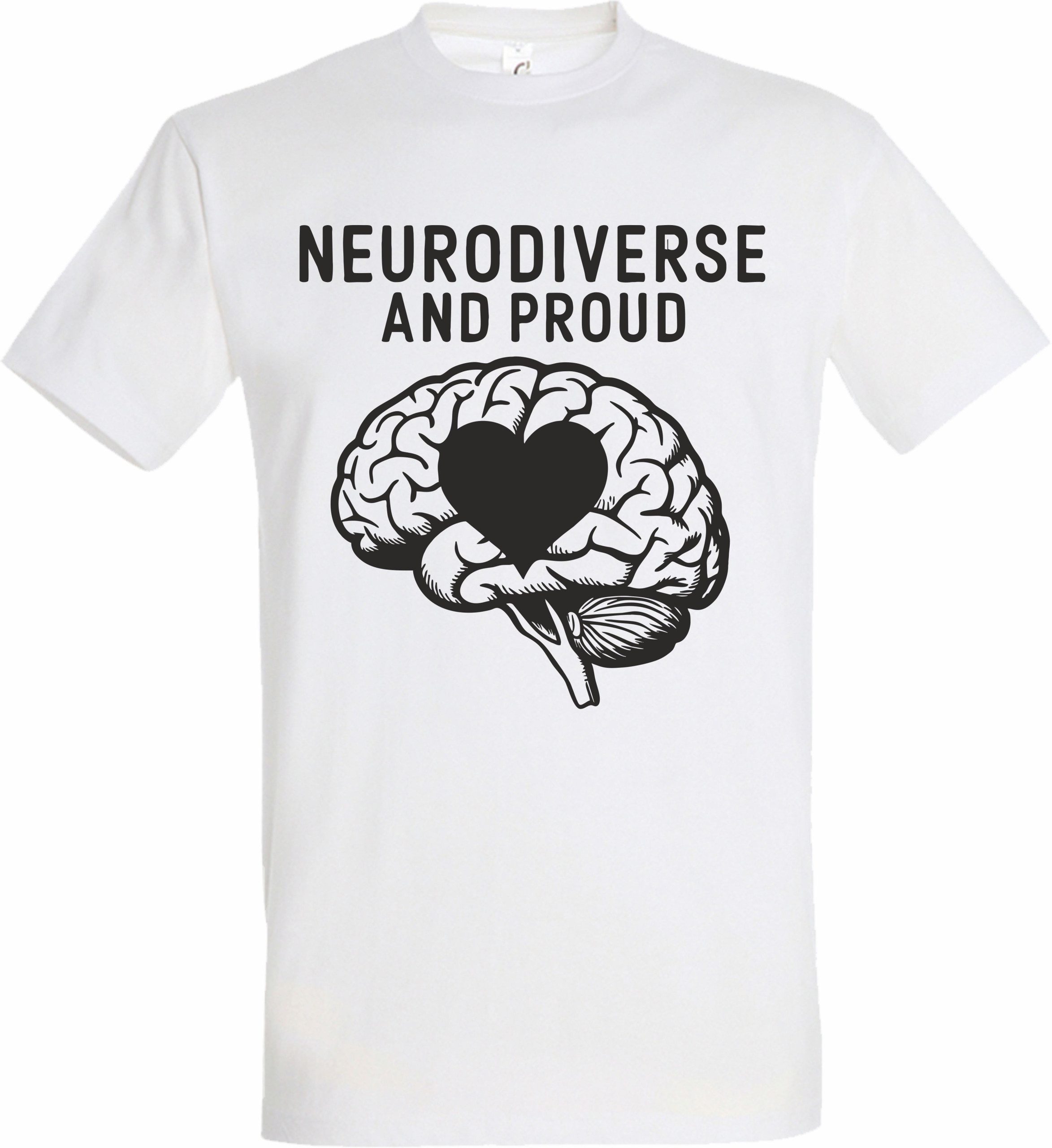 Neurodiverse and Proud Brain Design T-Shirt - Image 8
