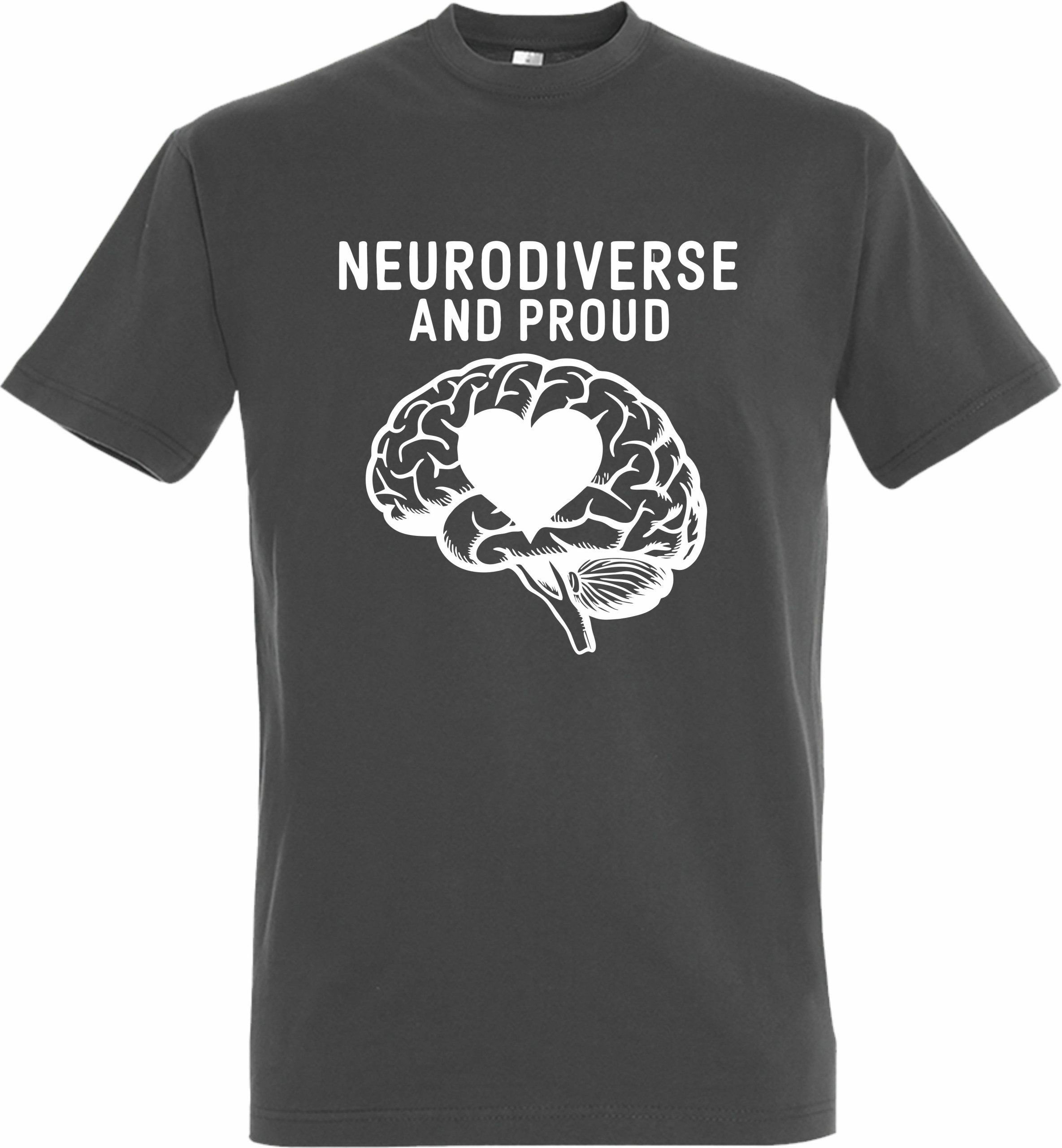 Neurodiverse and Proud Brain Design T-Shirt - Image 7