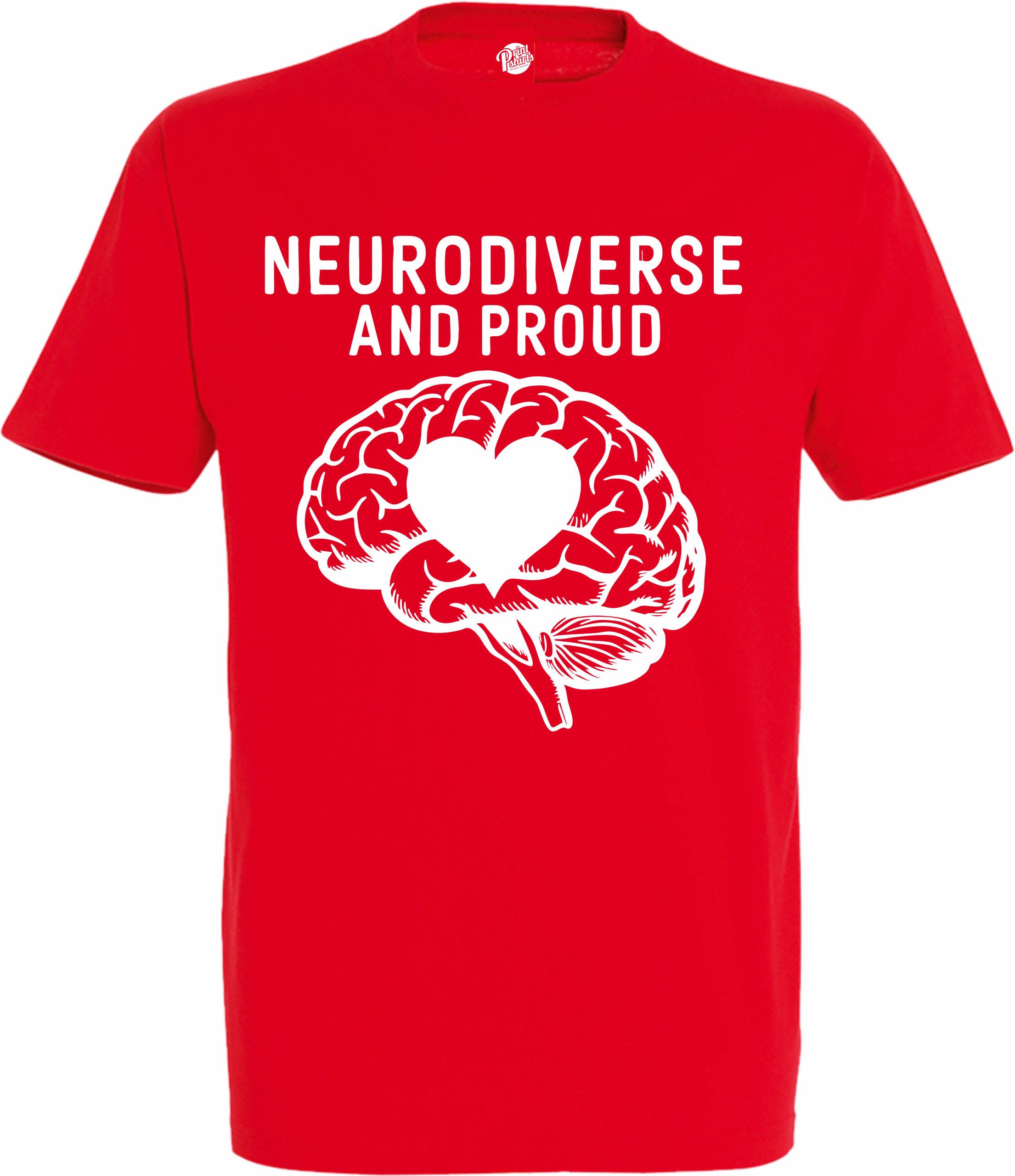 Neurodiverse and Proud Brain Design T-Shirt - Image 6