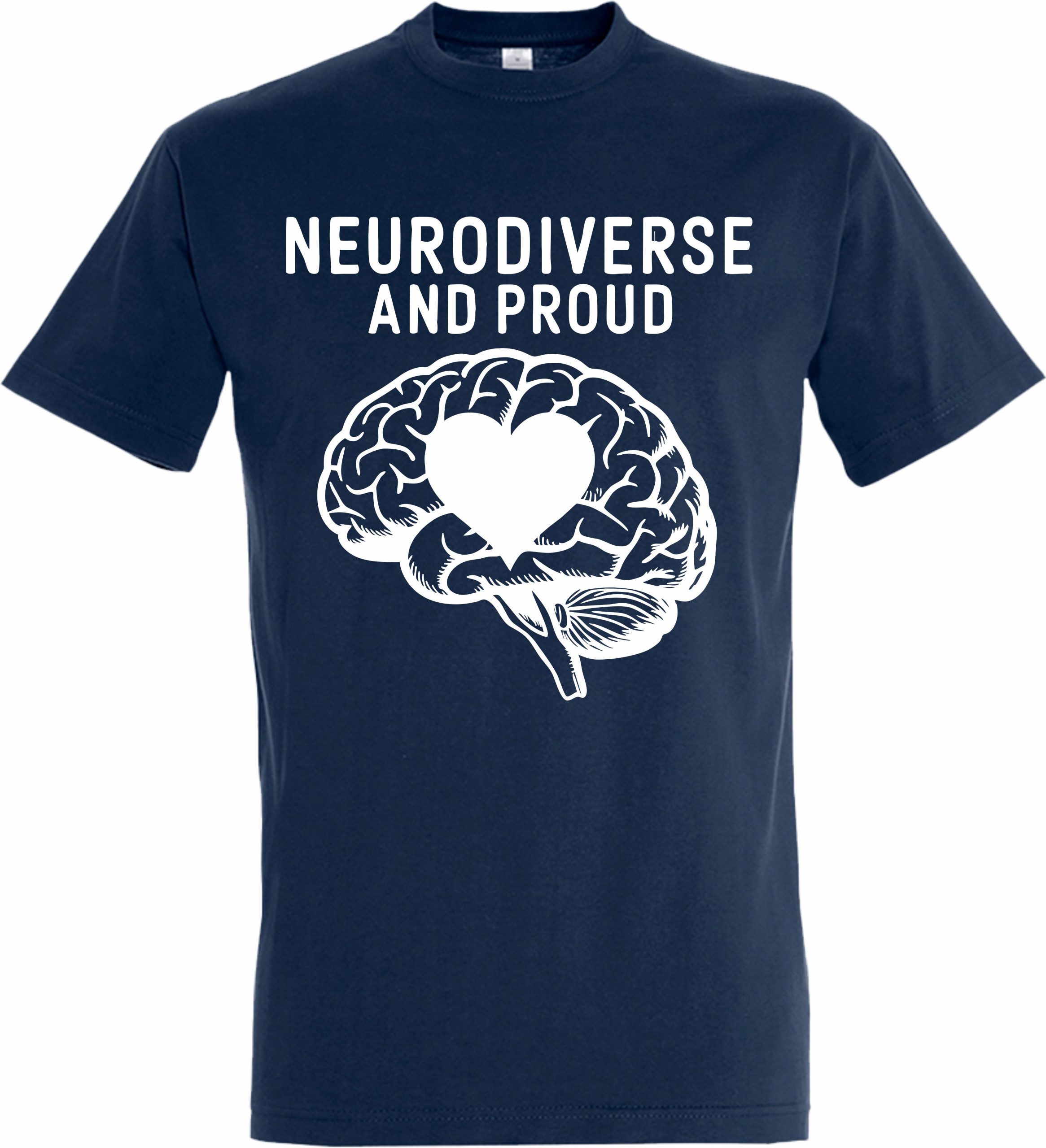 Neurodiverse and Proud Brain Design T-Shirt - Image 4