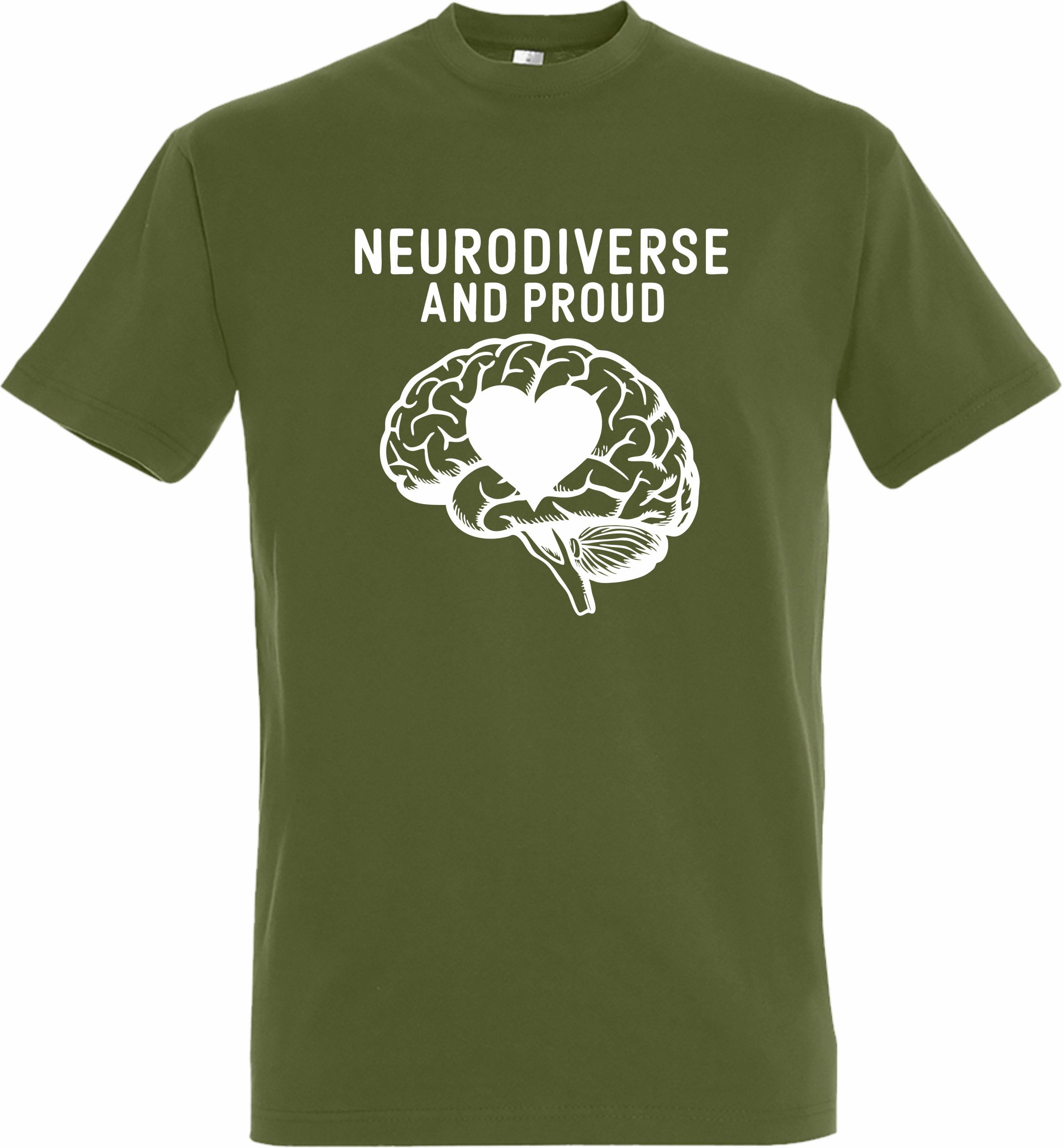 Neurodiverse and Proud Brain Design T-Shirt - Image 2