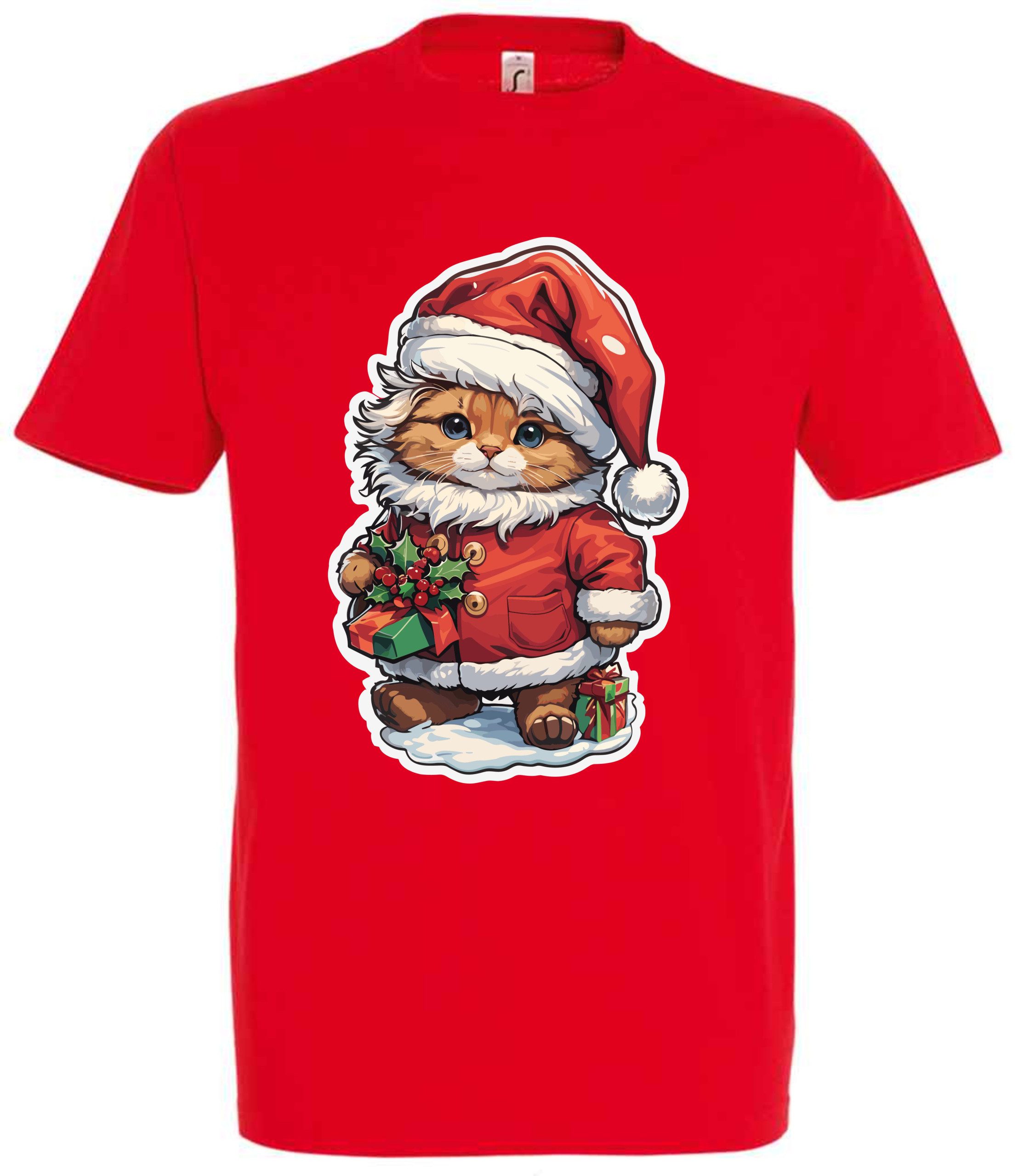 Cat Santa T-Shirt - Image 5