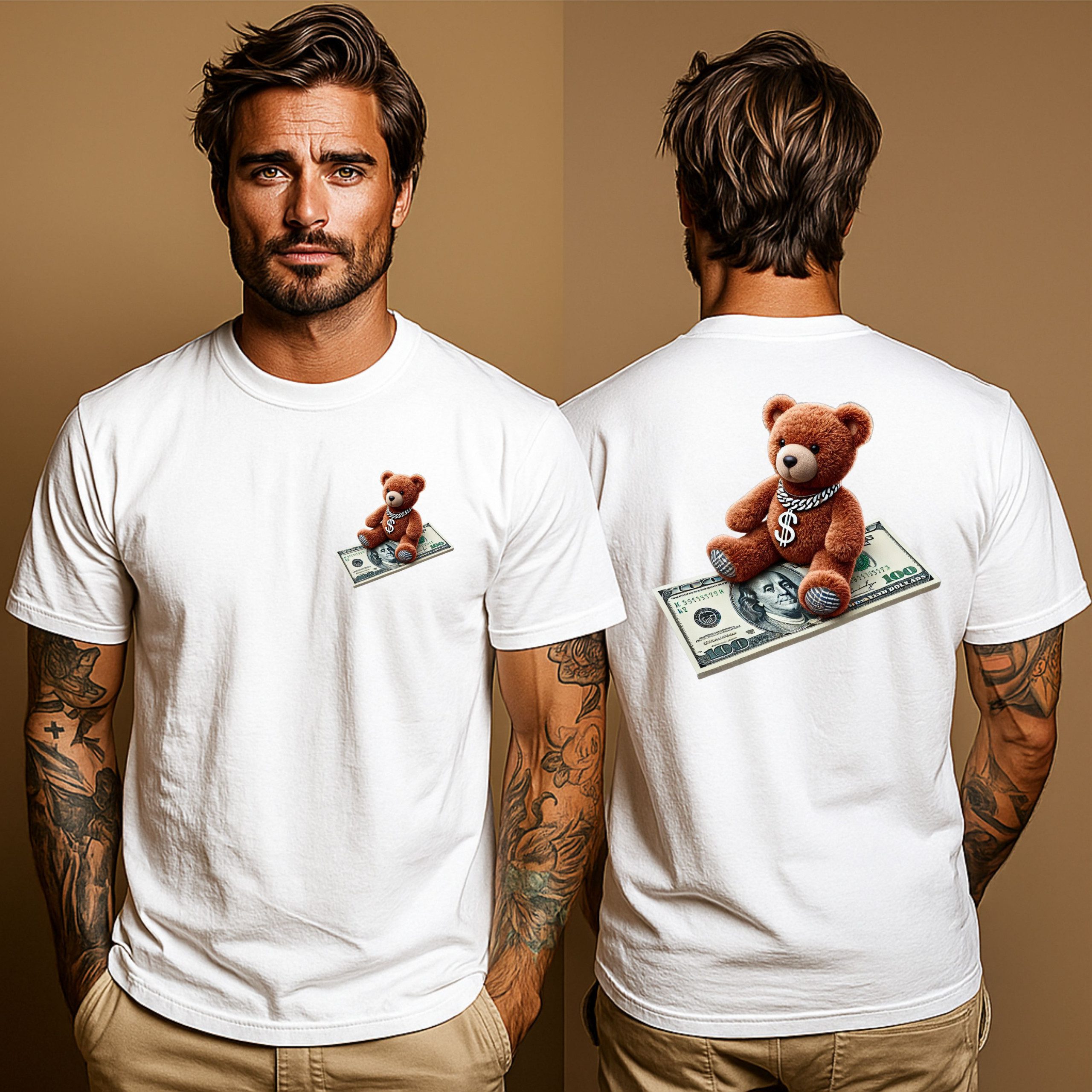 Money Teddy Bear T-Shirt - Image 11