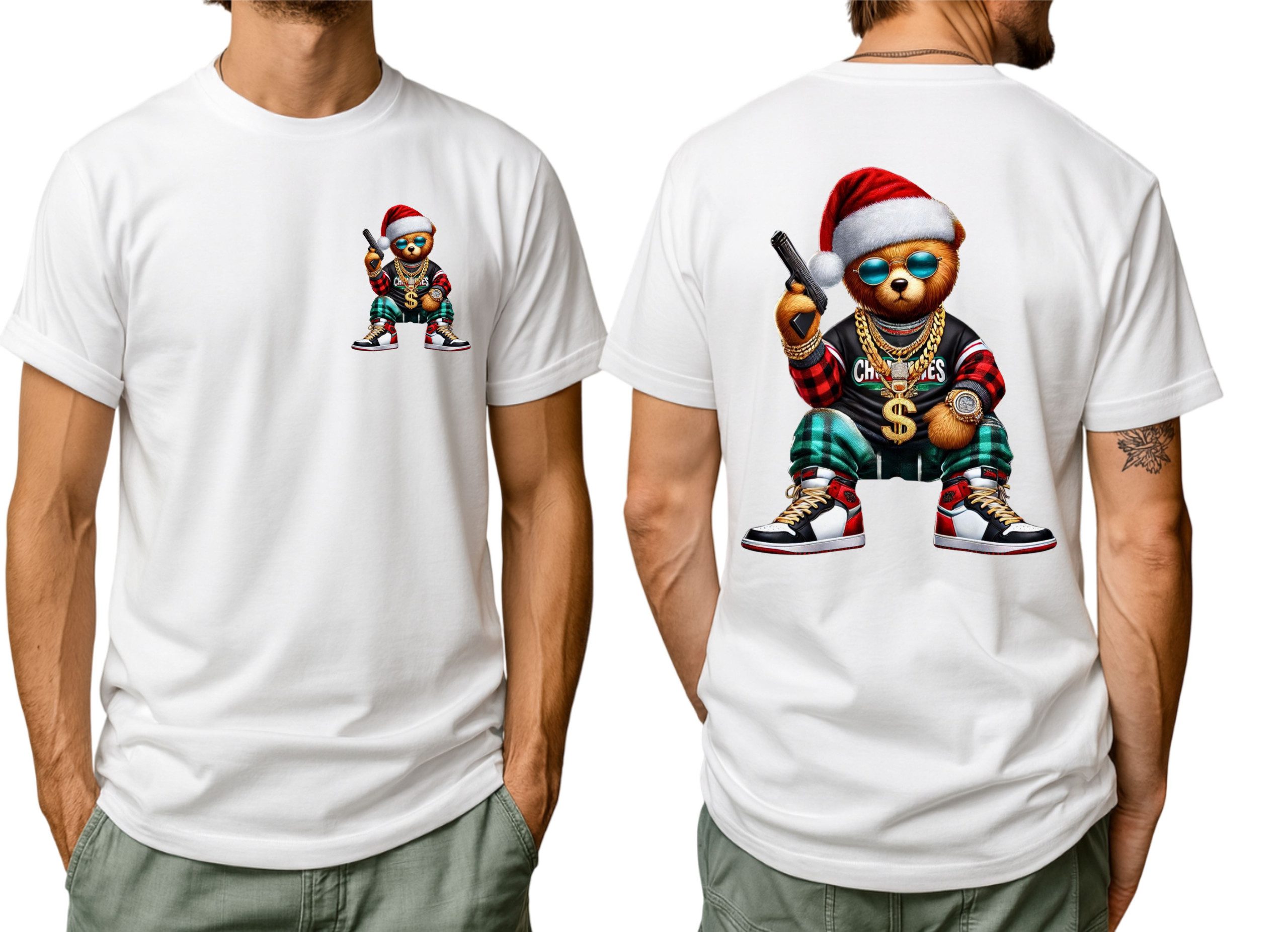 Christmas Teddy Bear T-Shirt - Image 11