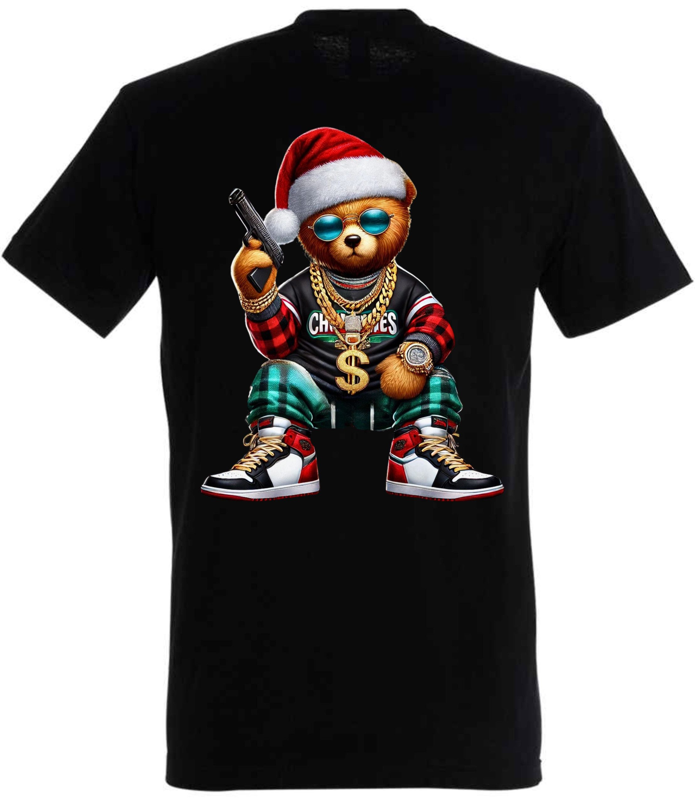Christmas Teddy Bear T-Shirt - Image 3