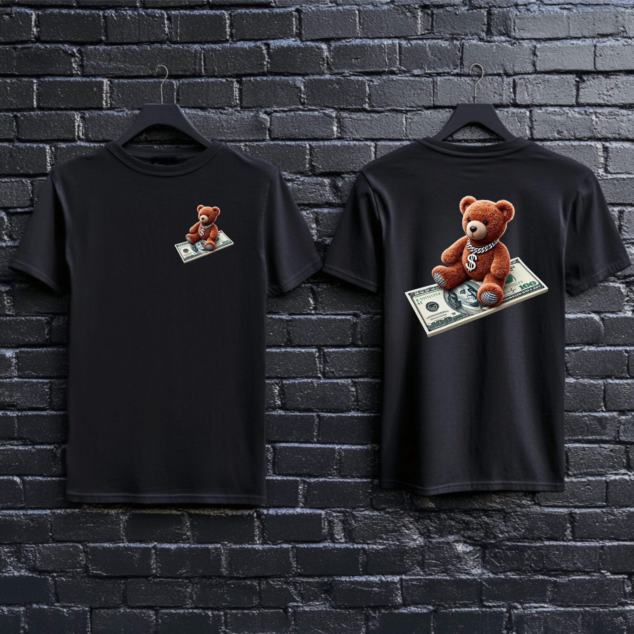 Money Teddy Bear T-Shirt - Image 6