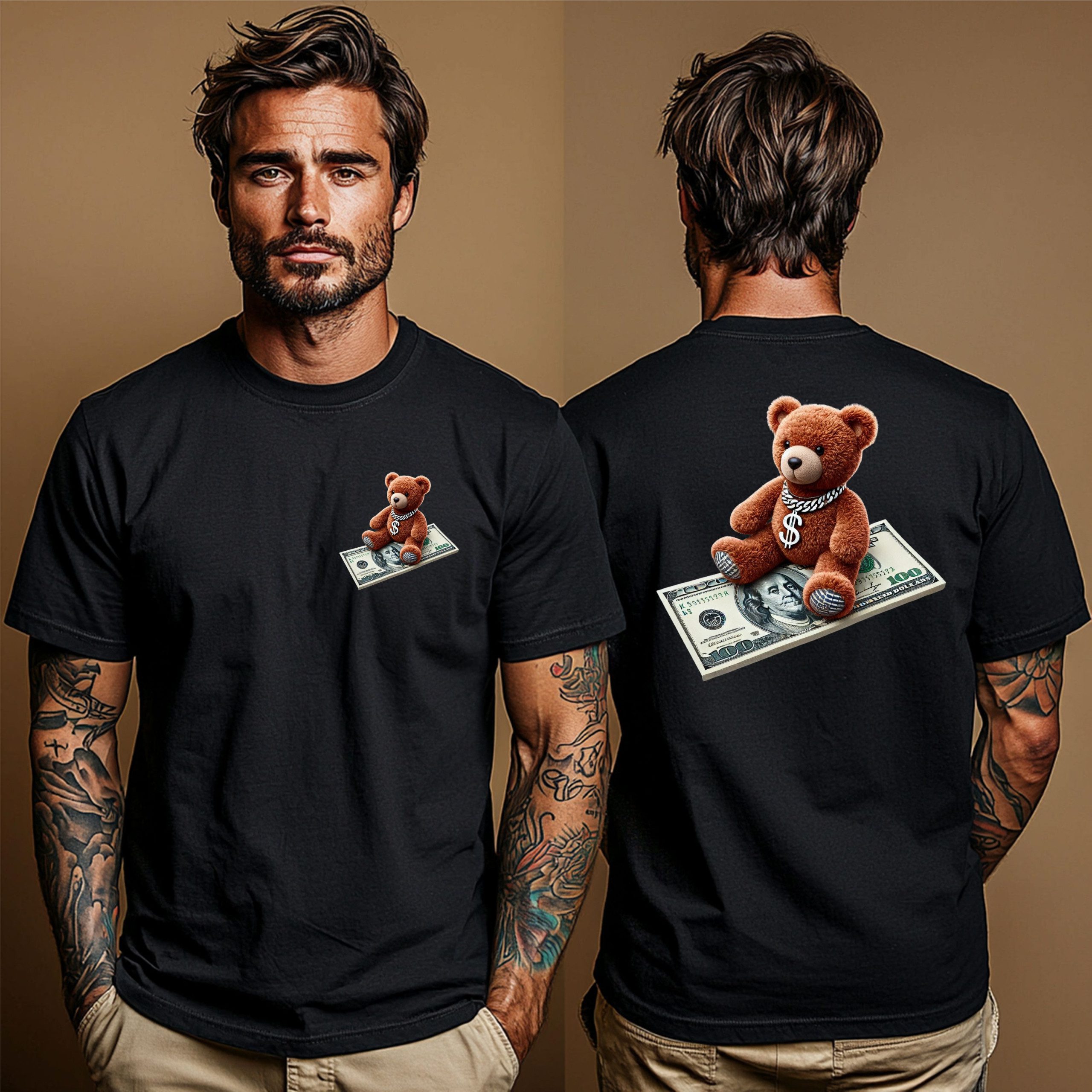 Money Teddy Bear T-Shirt - Image 9
