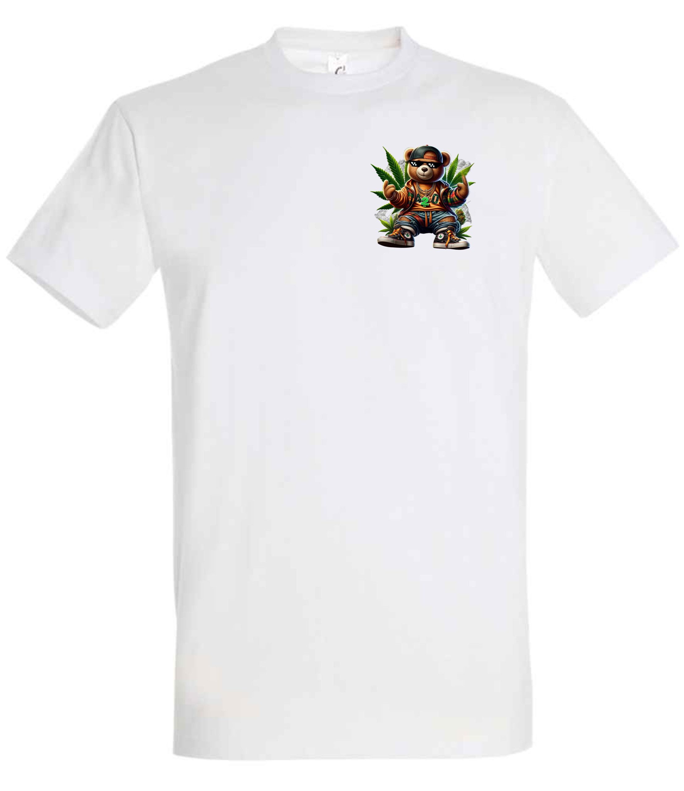 420 Cool Gangsta Bear T-Shirt - Image 5