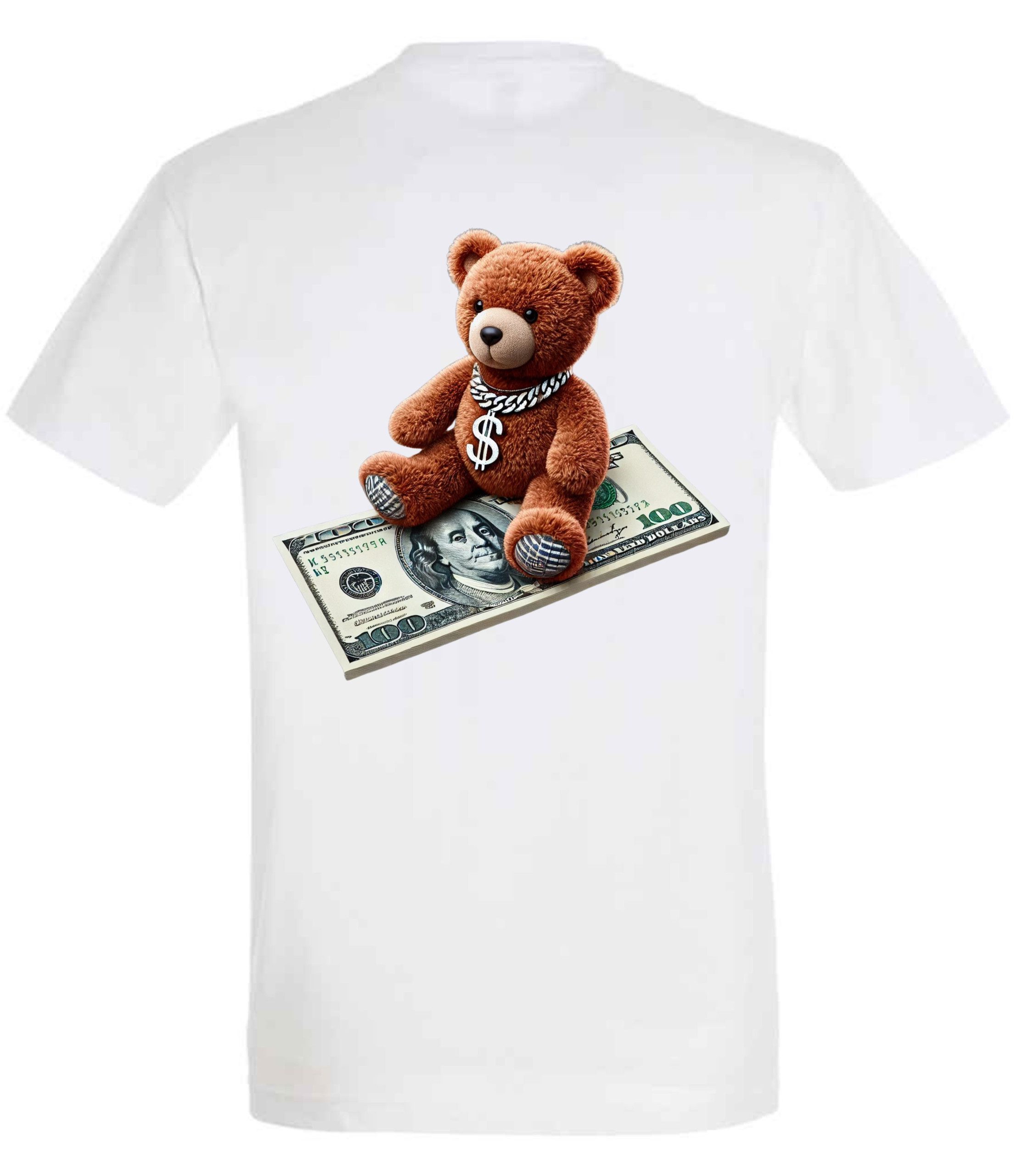 Money Teddy Bear T-Shirt - Image 5