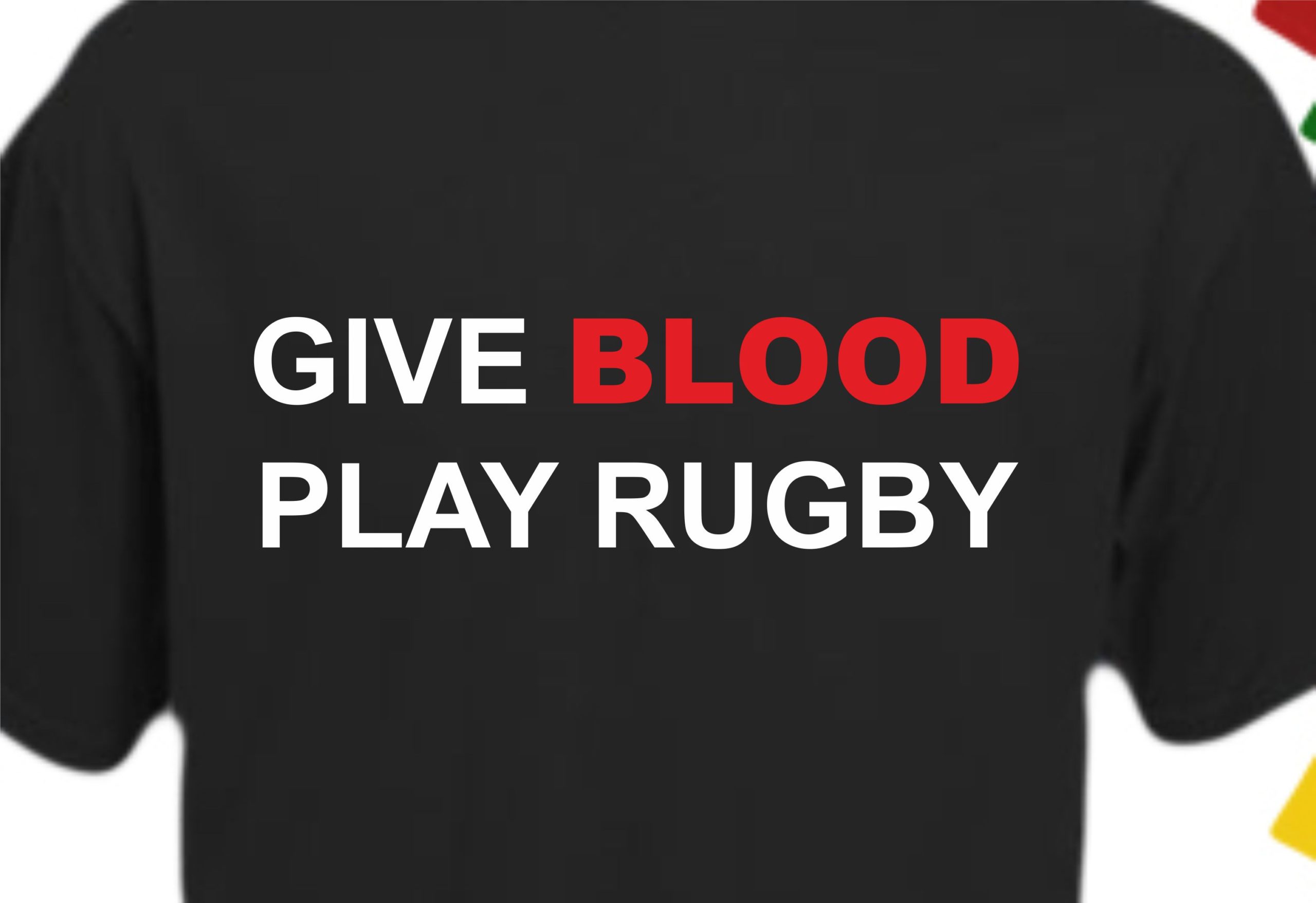 (Ladies) Give Blood - Play Rugby T-Shirt - Image 2