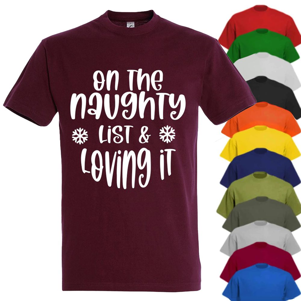 On the naughty list - mens t-shirt