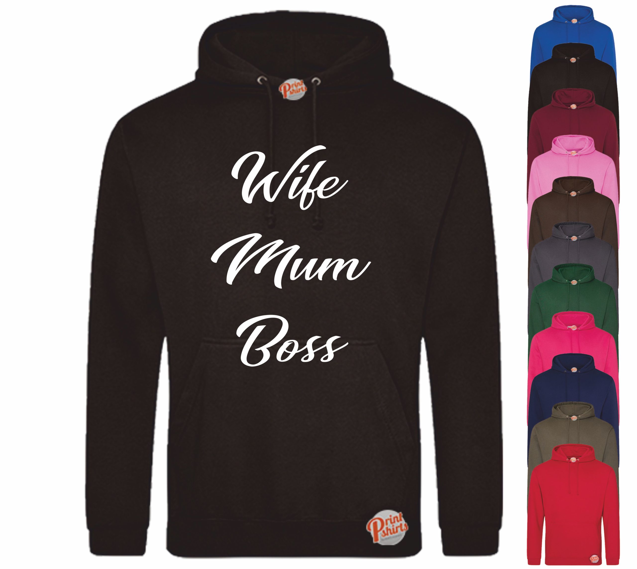(Hoodie) Wife, mum, boss