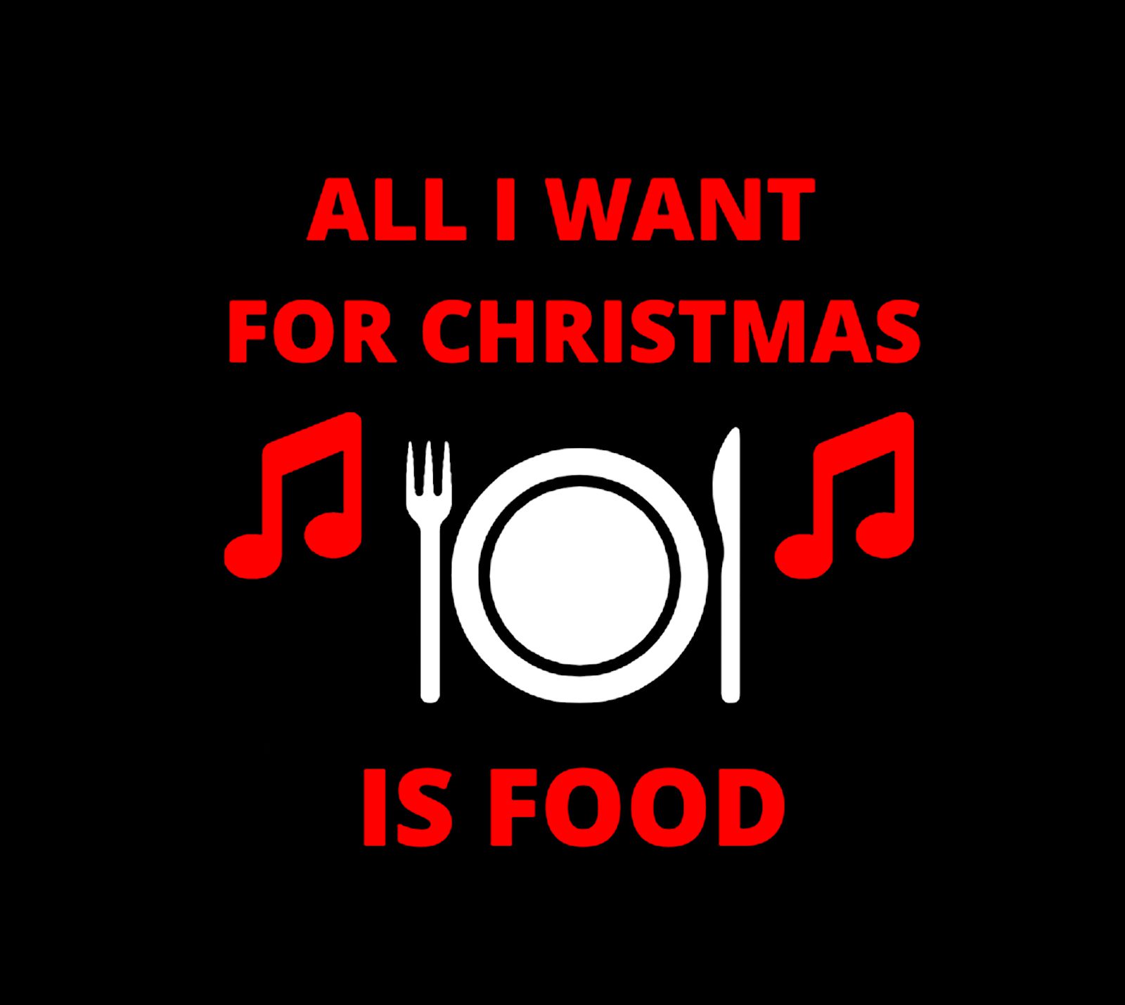 ALL I WANT FOR CHRISTMAS PRINTED T-SHIRT - Image 2