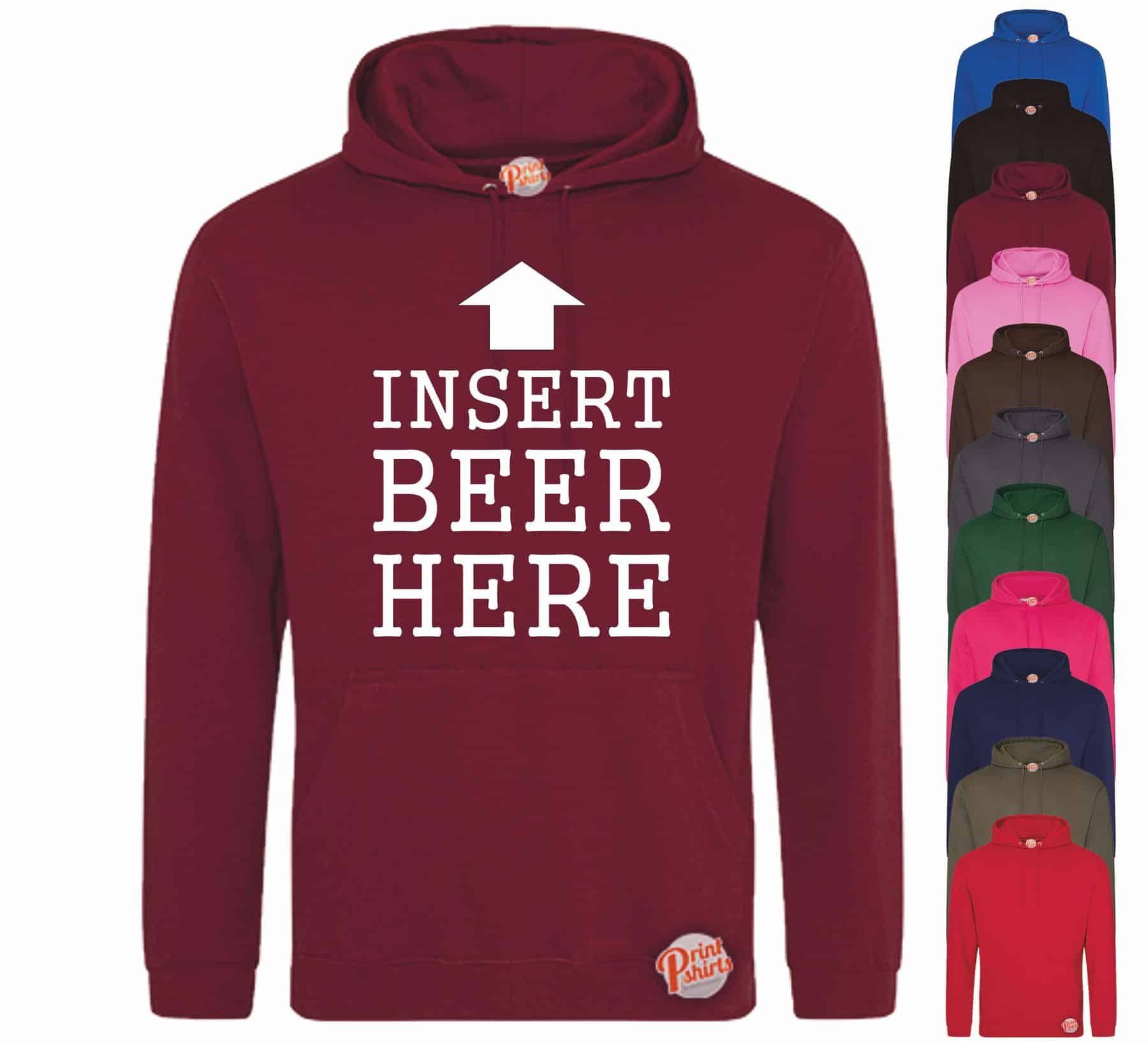 (Hoodie) Insert beer here