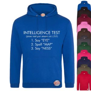 (Hoodie) Intelligence test