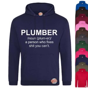 (Hoodie) Plumber definition