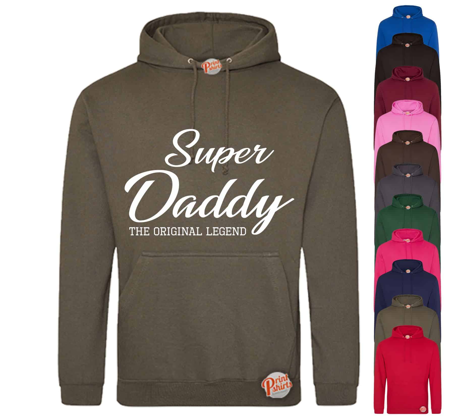 (Hoodie) Super daddy, the original legend
