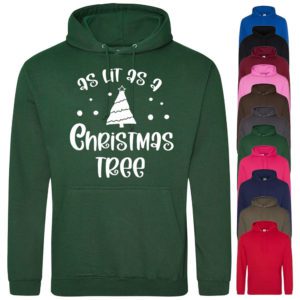(Hoodie) Lit as a xmas tree