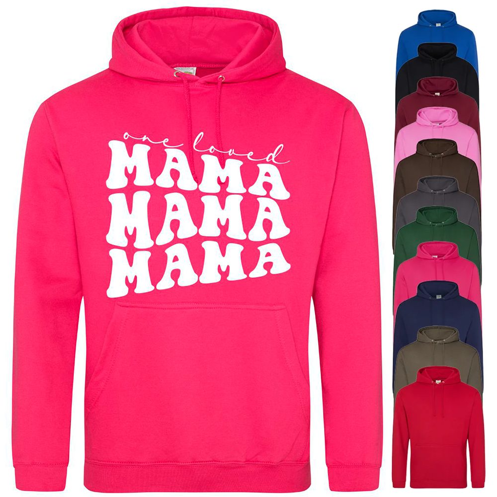 (Hoodie) Are Loved Mama - Print Shirts - Valentines Day Tee - High Quality