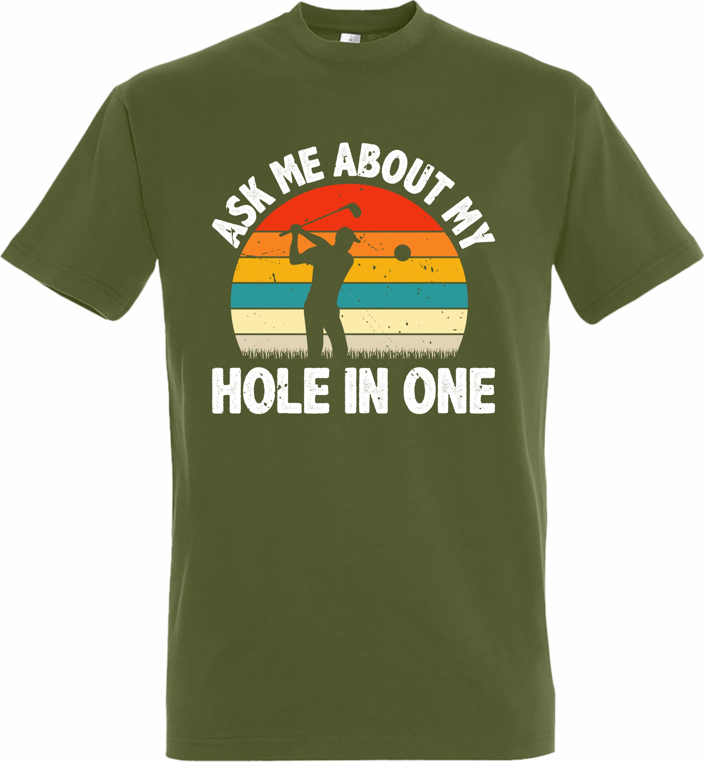 Hole in One Golf T-Shirt - Image 5