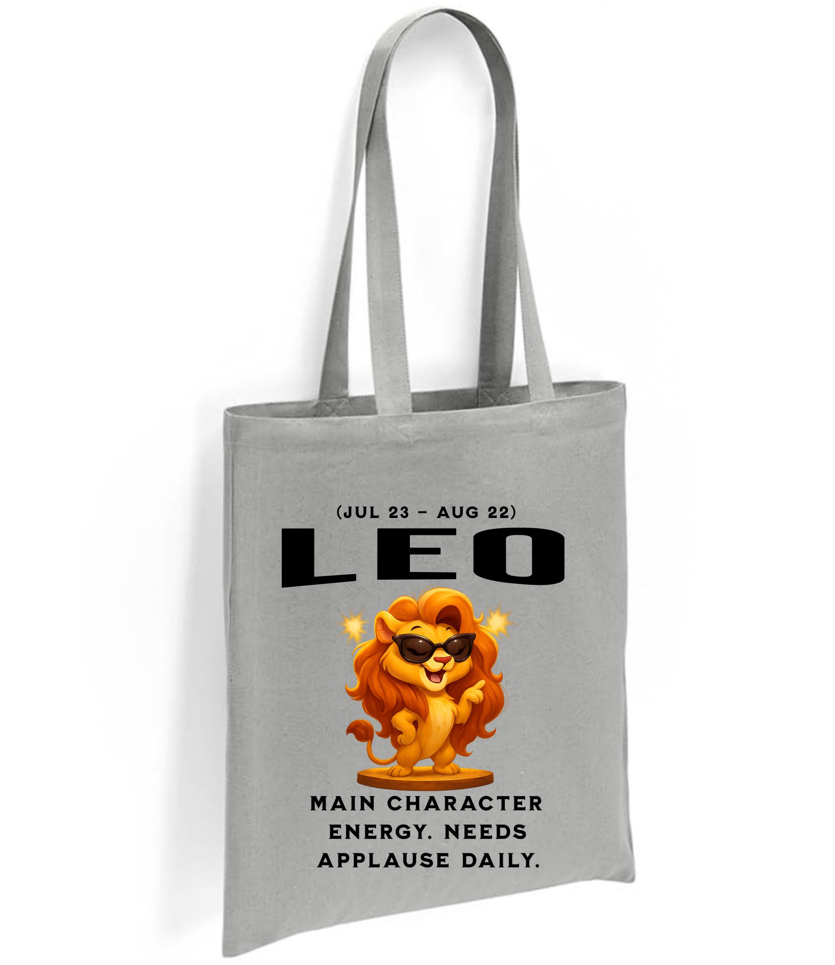 Leo Zodiac Tote Bag – Funny Astrology Star Sign Gift (Jul 23 – Aug 22) - Image 8