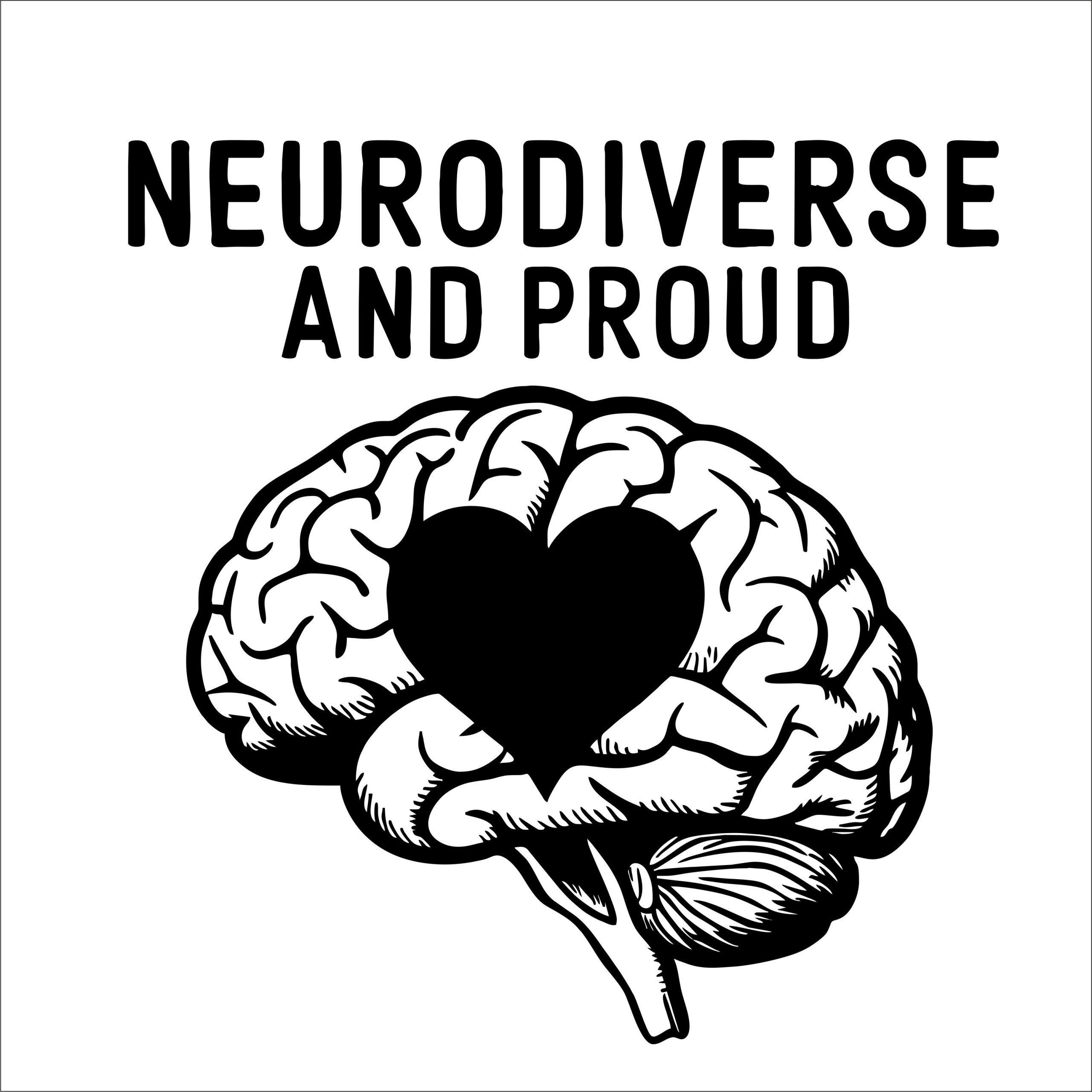 Neurodiverse and Proud Brain Design T-Shirt - Image 9