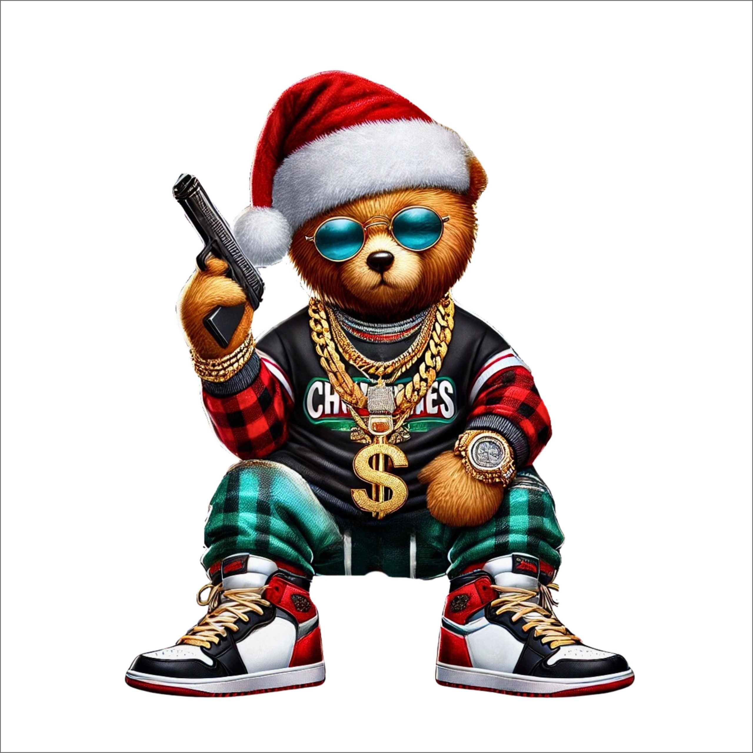Christmas Teddy Bear T-Shirt - Image 12