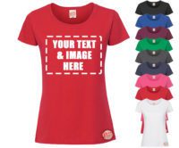 (Ladies) Customisable logo + text