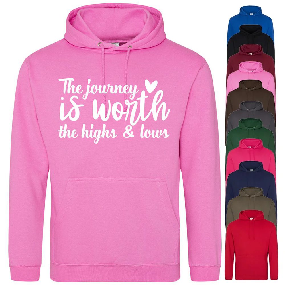 (Hoodie) The Journey Is Worth It