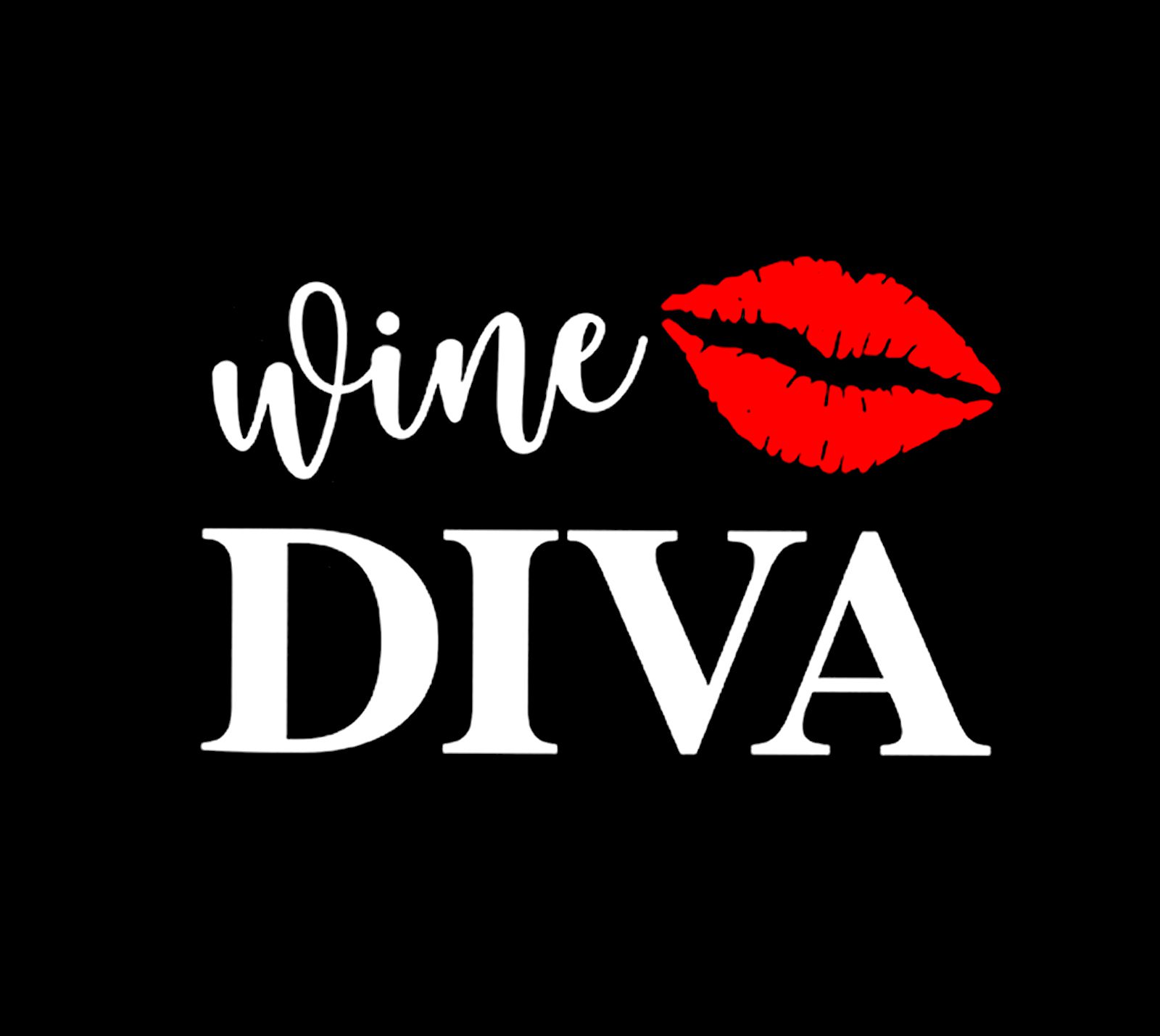 (Ladies) Wine Diva! T-Shirt - Image 2